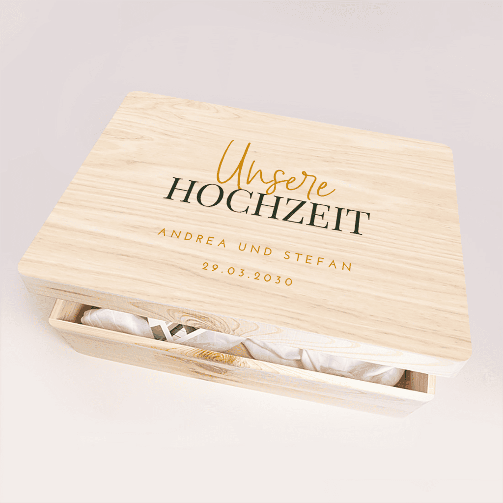 Erinnerungskiste Hochzeit