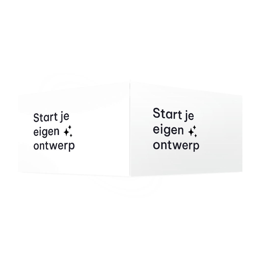 Geboortebord zelf maken liggend