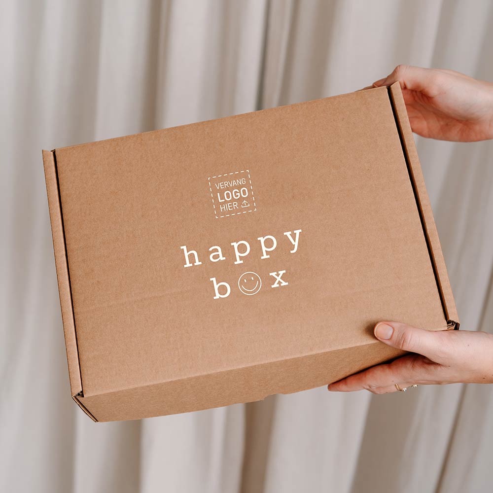 Cadeaudoos met tekst als stijlvol collega­cadeau