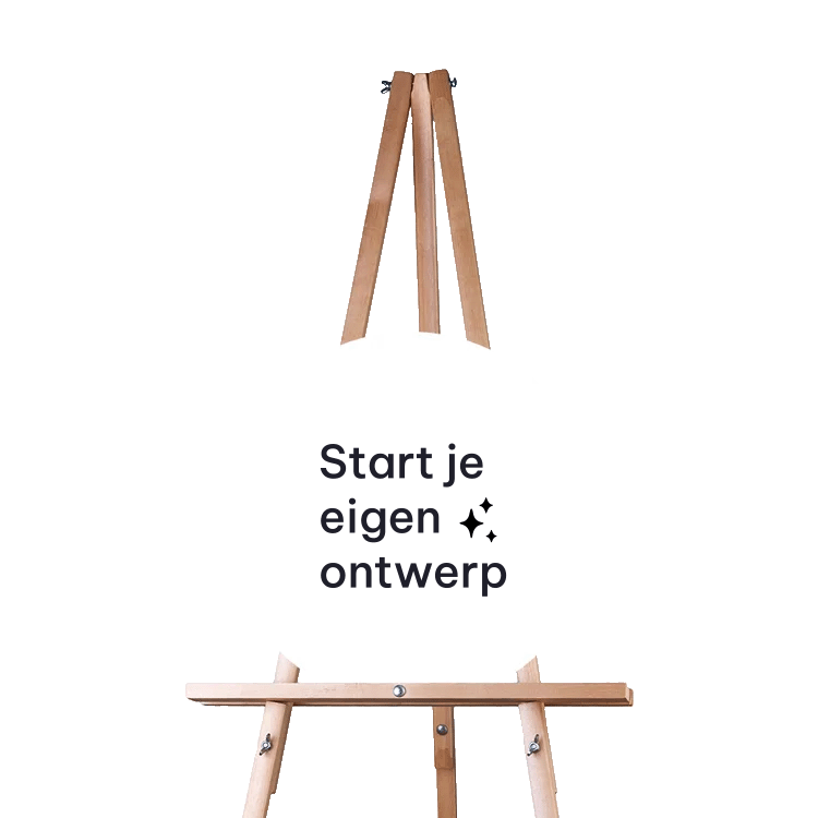 Welkomstbord bruiloft zelf maken rond