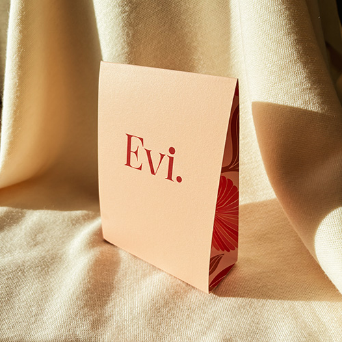 Tentkaart in vrolijke kleuren