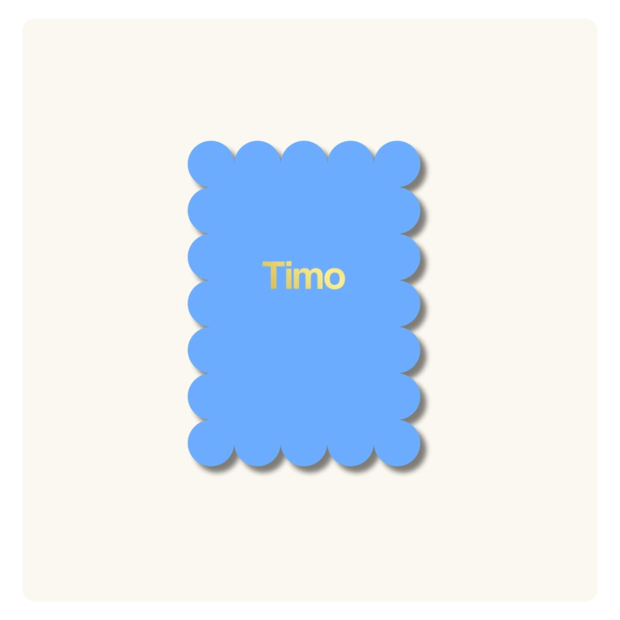 Geboortekaart | Blauw Goud