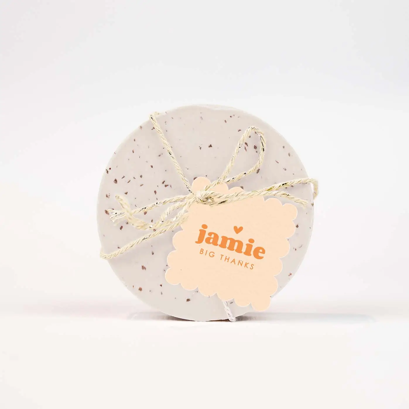 Origineel labeltje met bubbelrand voor doopsuiker en traktaties - per 16 stuks