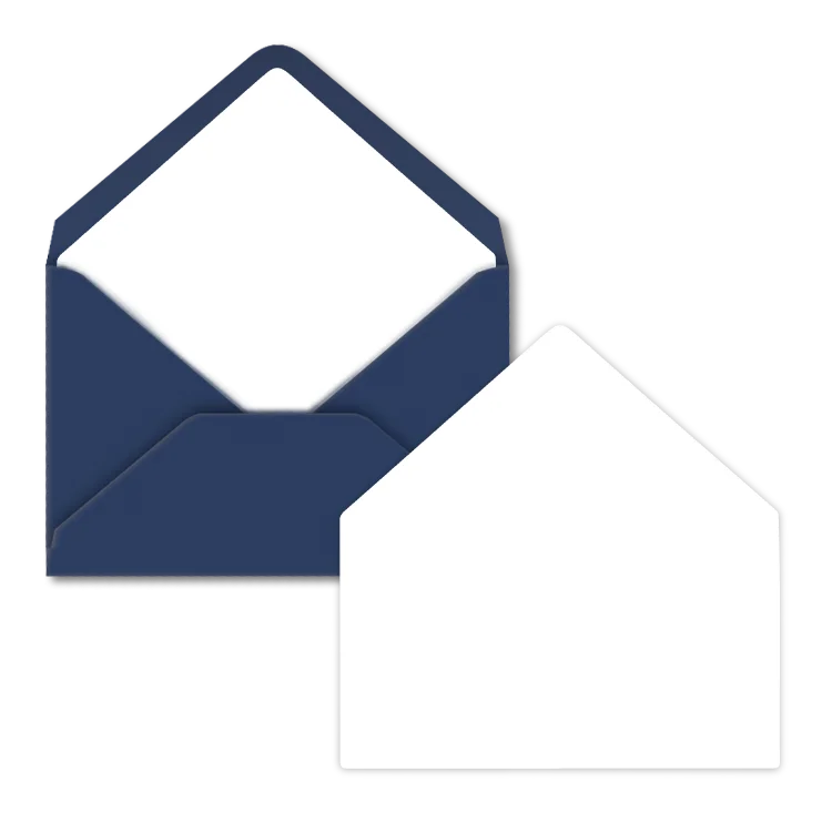 Envelop inlay trouwen zelf maken | voor envelop 12 x 18 cm