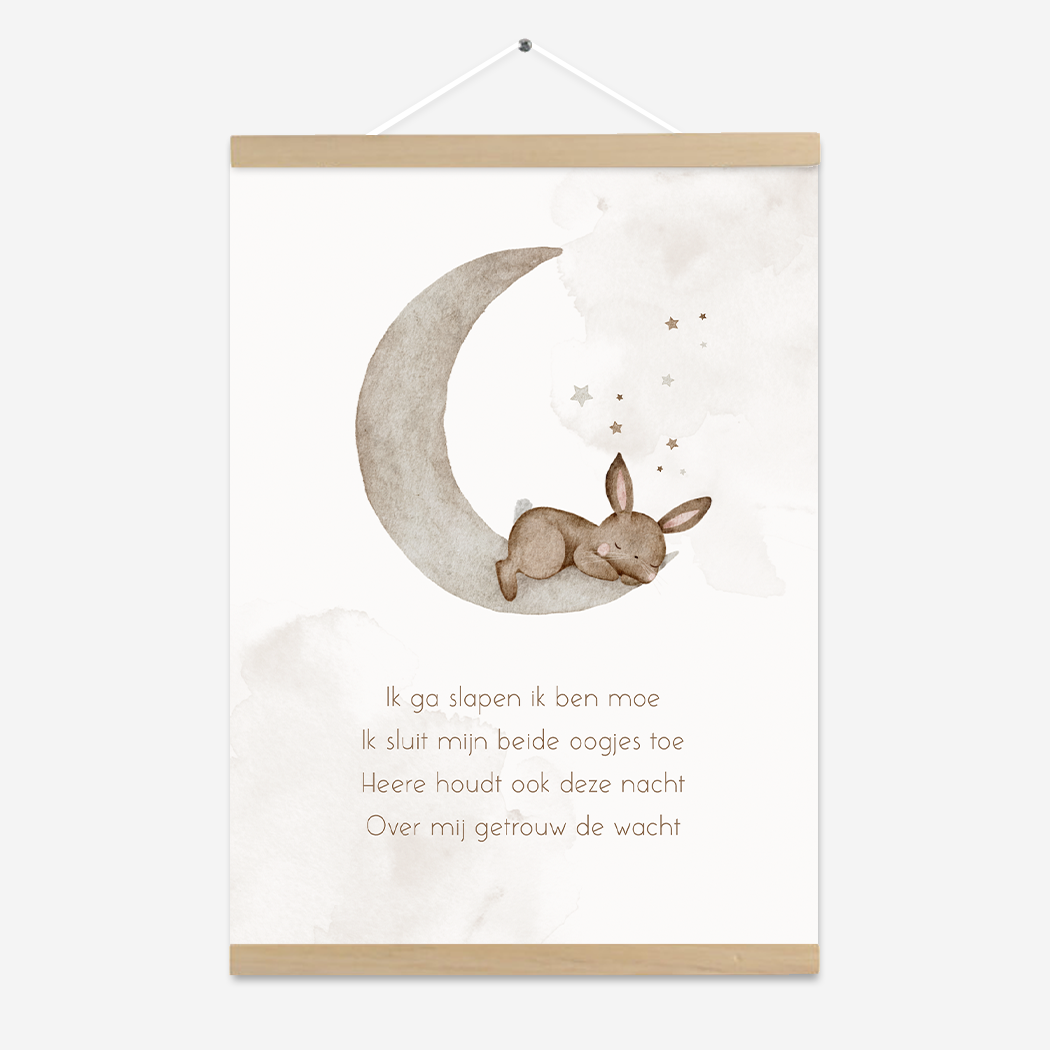 Poster Gebed Slapen Kindje Kinderkamer