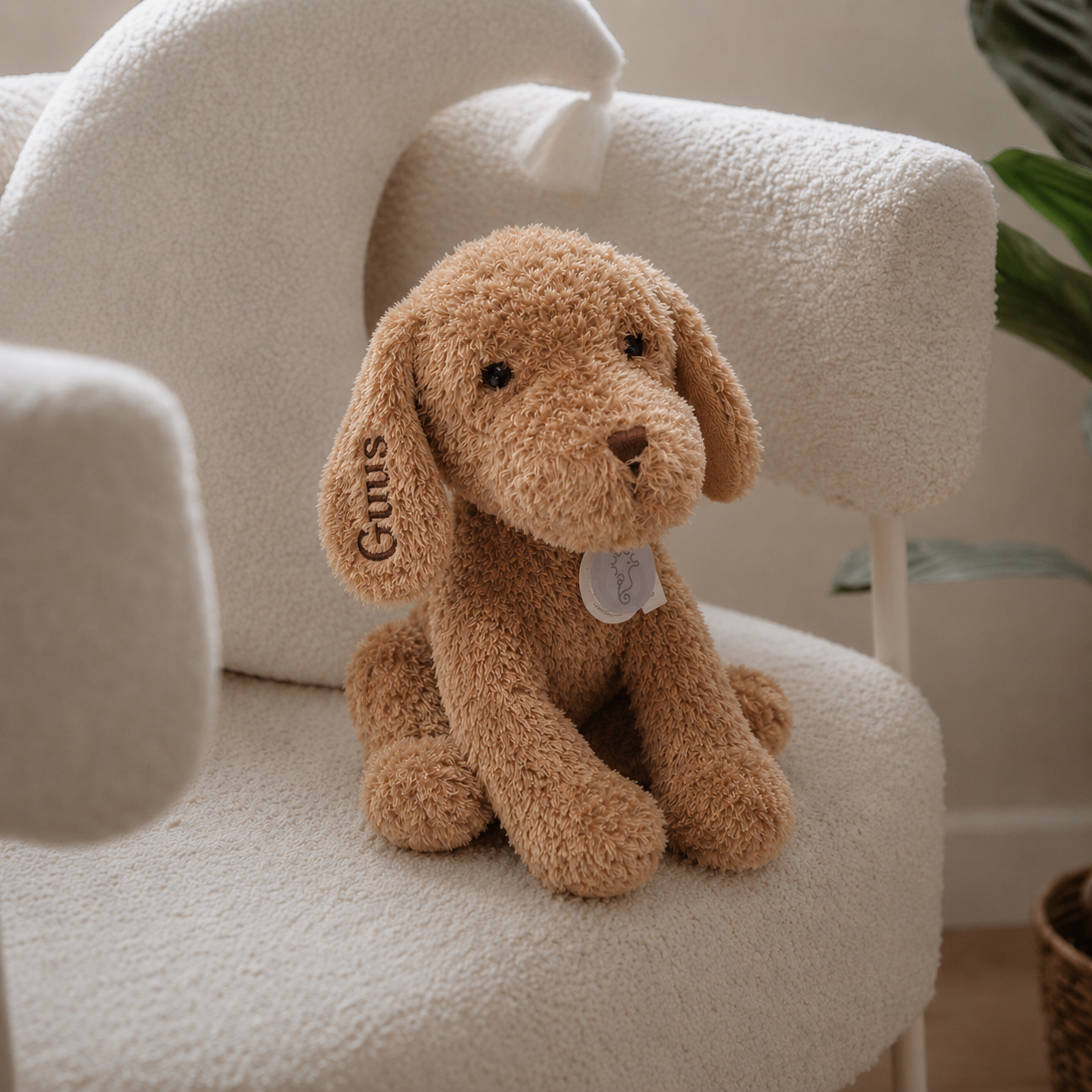 Knuffel met naam | Happy Horse Dog Brownie