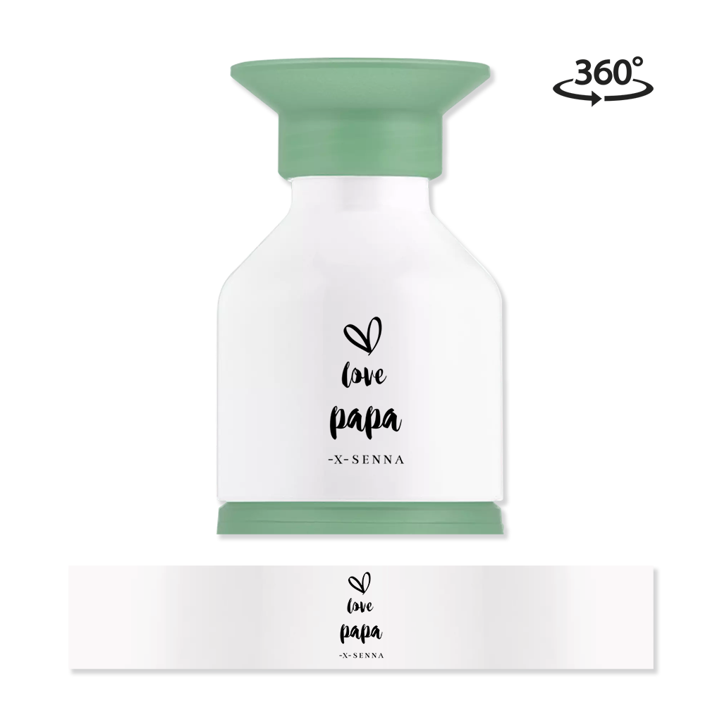 Dopper vaderdag met hartje en "love papa"