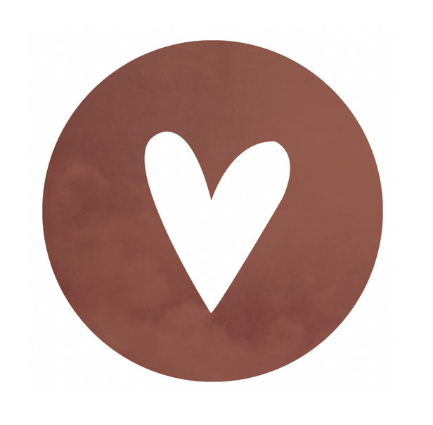 Sticker ‘Hartje’ roest