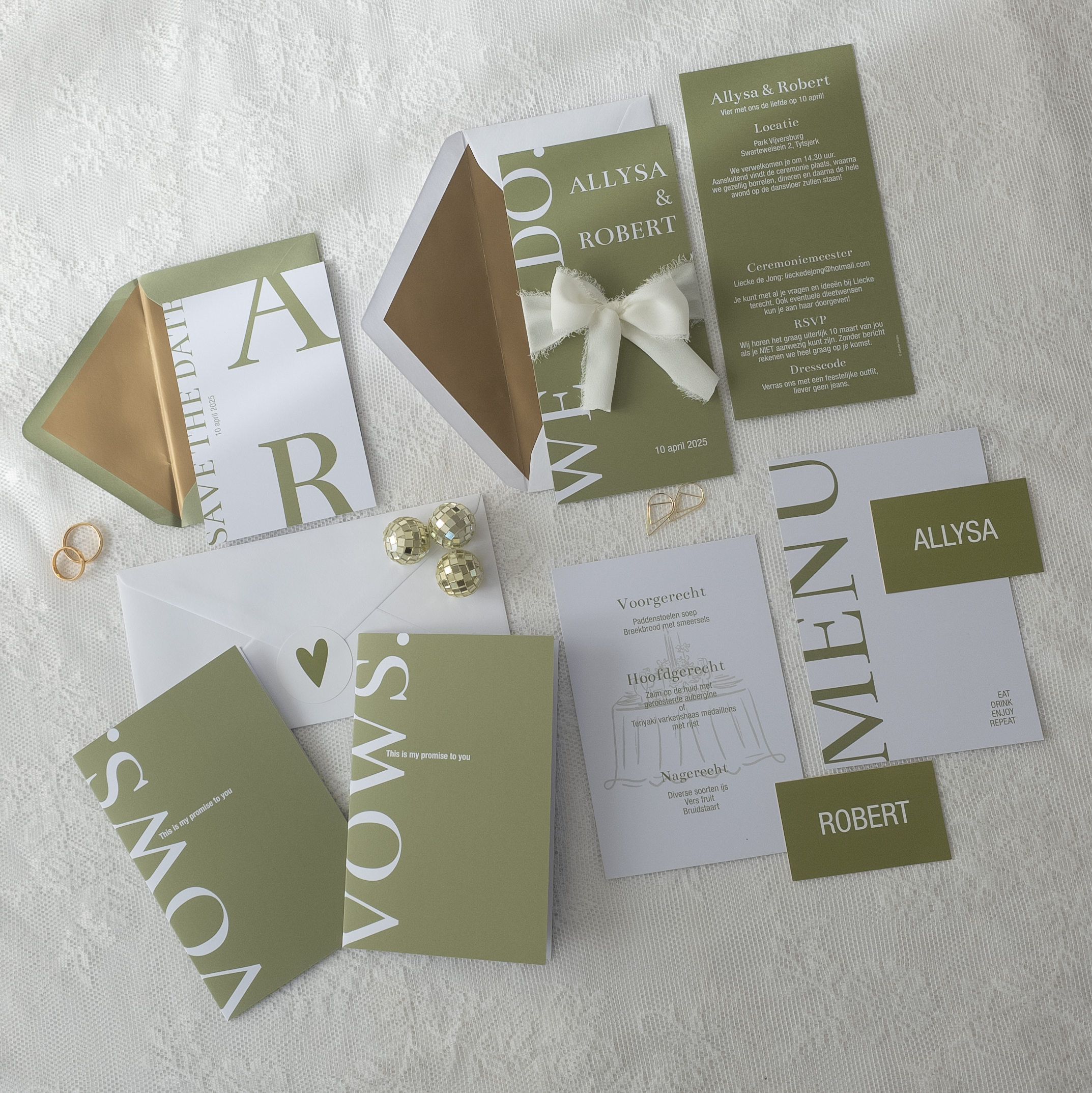 Trouw huisstijl groen wit typografie