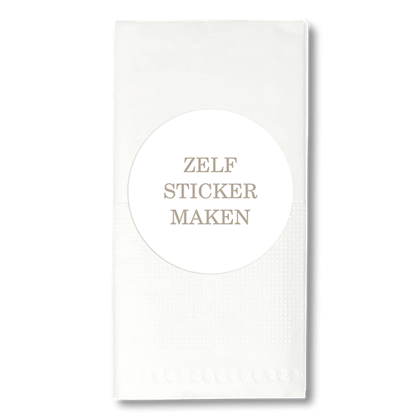 Zelf sticker maken voor de bruiloft - Ø44 mm 20 stickers per vel