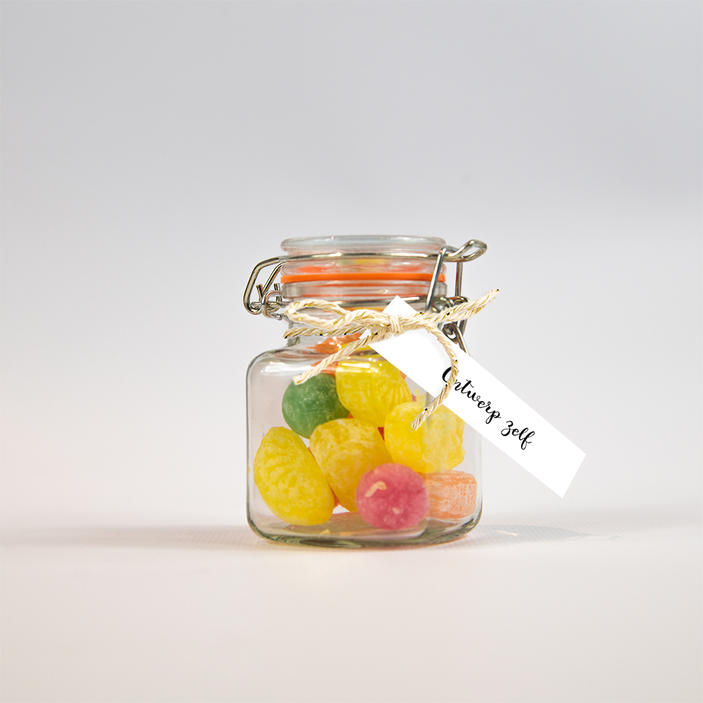 Label langwerpig zelf maken 85 x 20 mm - per 16 stuks