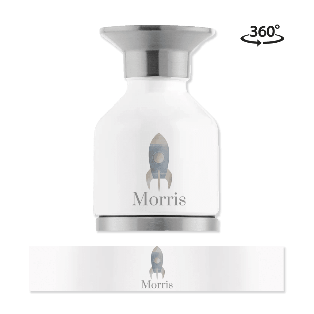 Dopper steel MINI met naam en raket