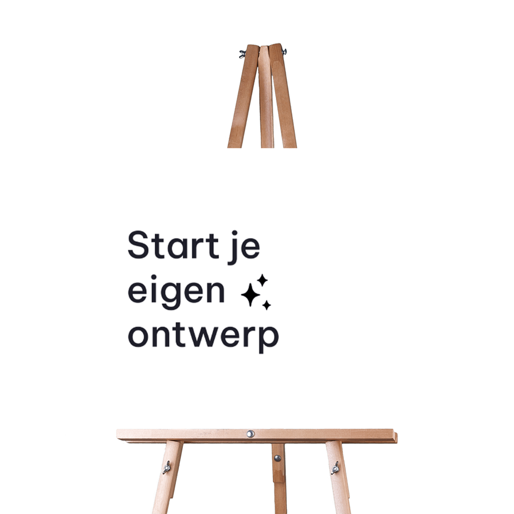 Welkomstbord bruiloft zelf maken re-board liggend