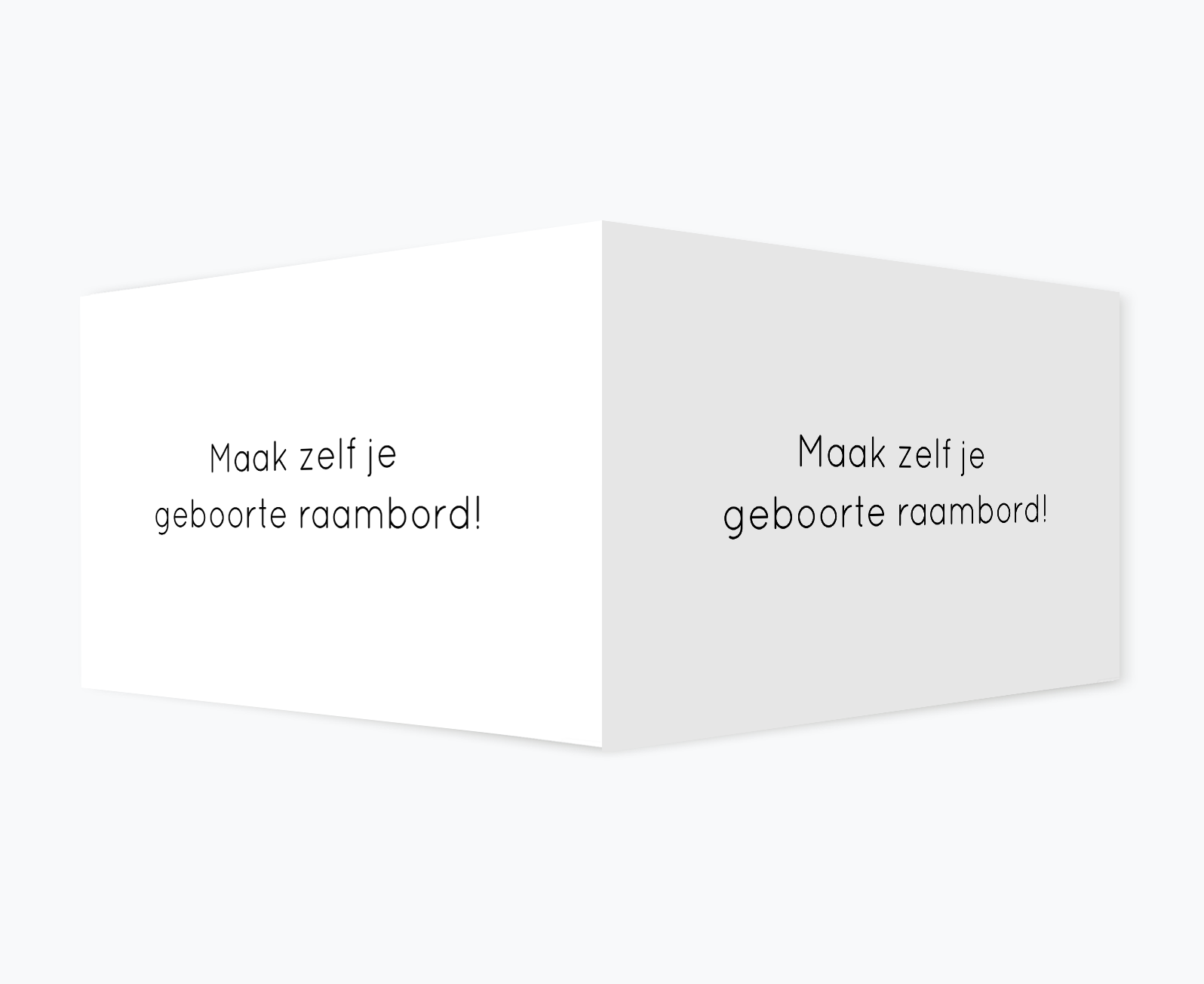 Raambord liggend zelf maken