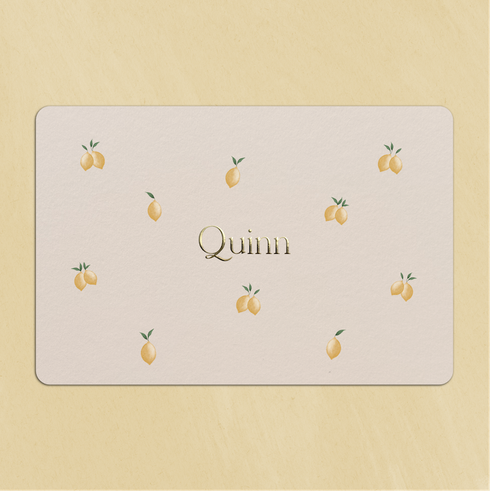 Geboortekaartje Citroentjes