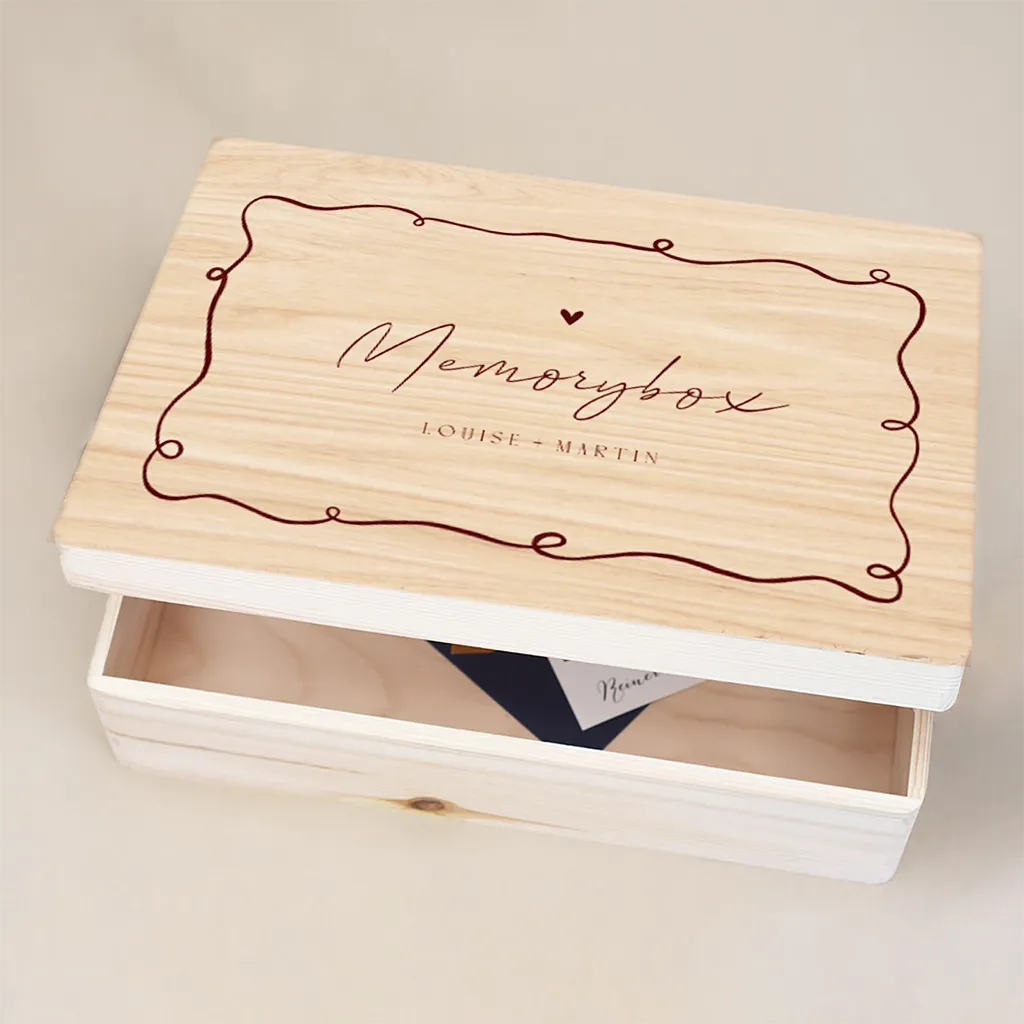 Erinnerungskist Hochzeit im Rokoko-Stil 