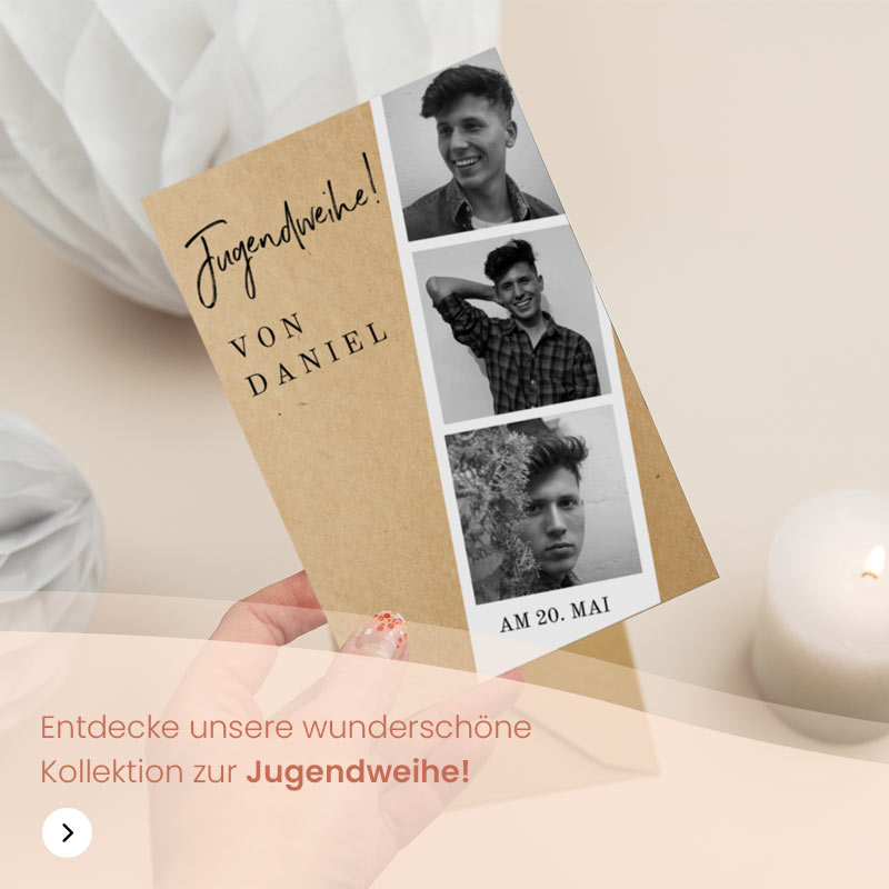 Promo Karten Jugendweihe