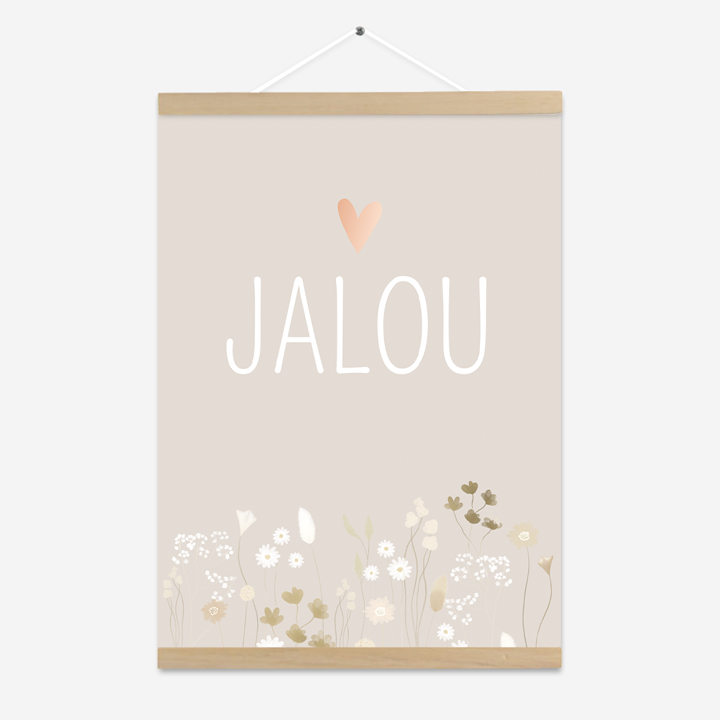Poster Bloemen Jalou