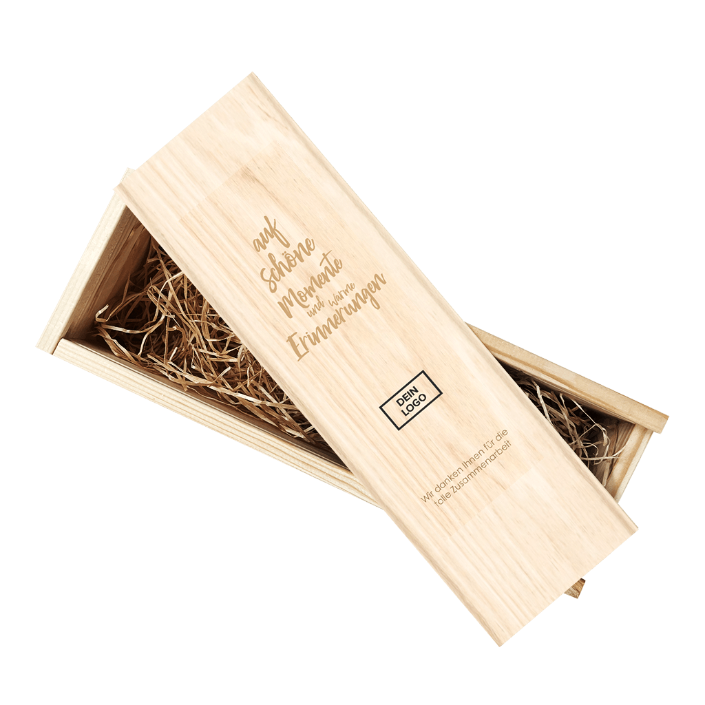 Personalisierte Geschenkbox für Weinflasche