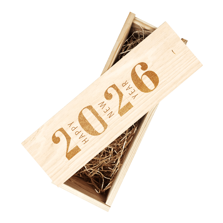 Weinbox "Happy new year" - Kundenpresent