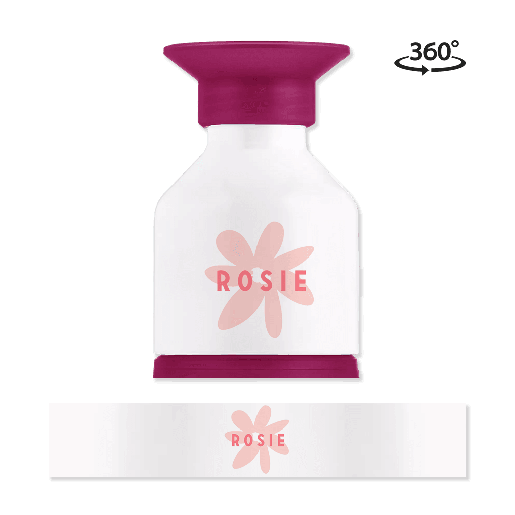 Lieve Dopper drinkfles met naam en bloem