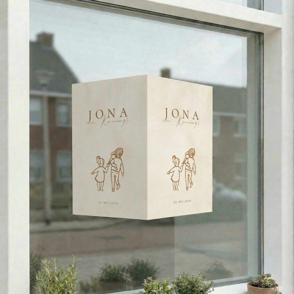 Raambord 40x60 dubbel broertjes en zusjes