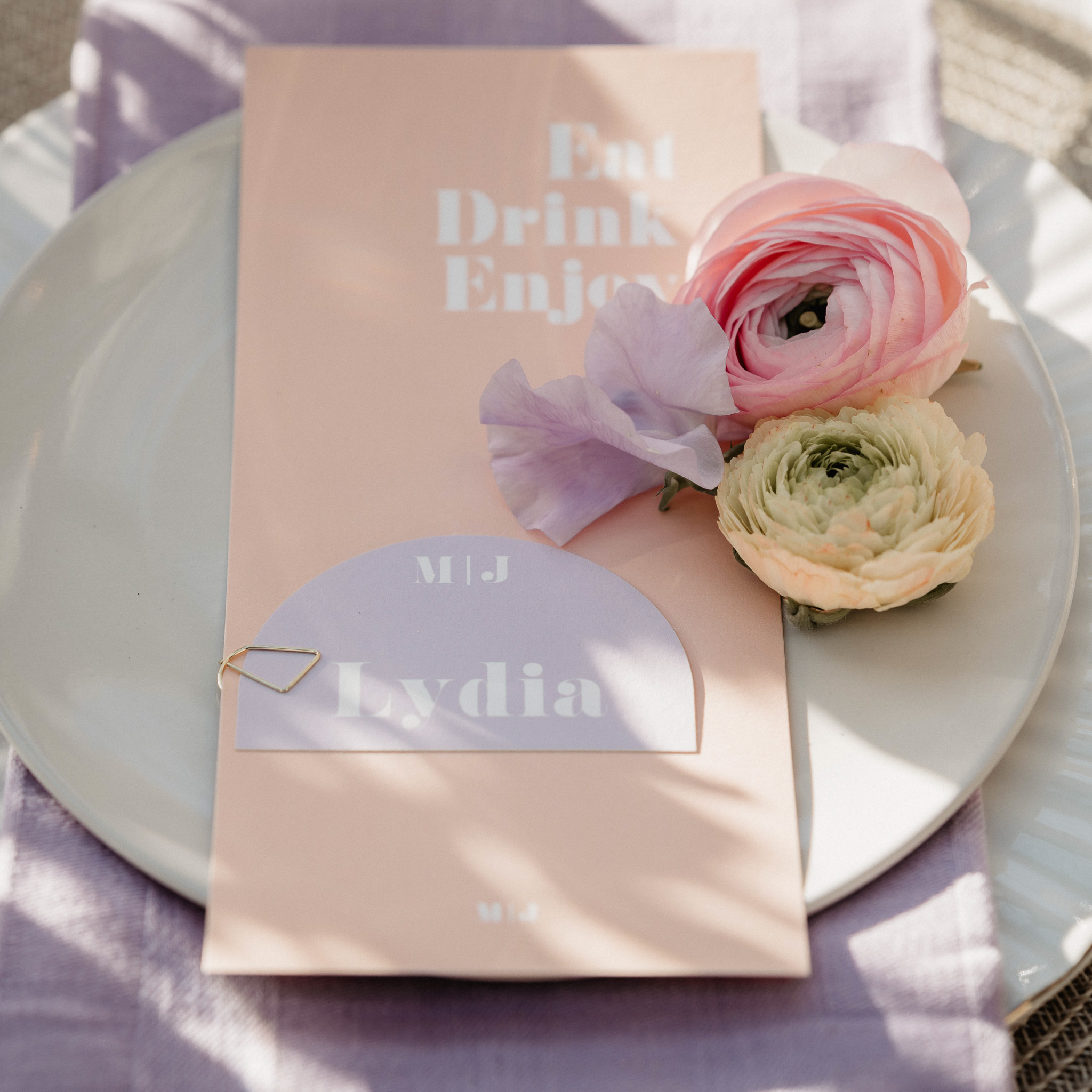 naamkaartjes boogvorm