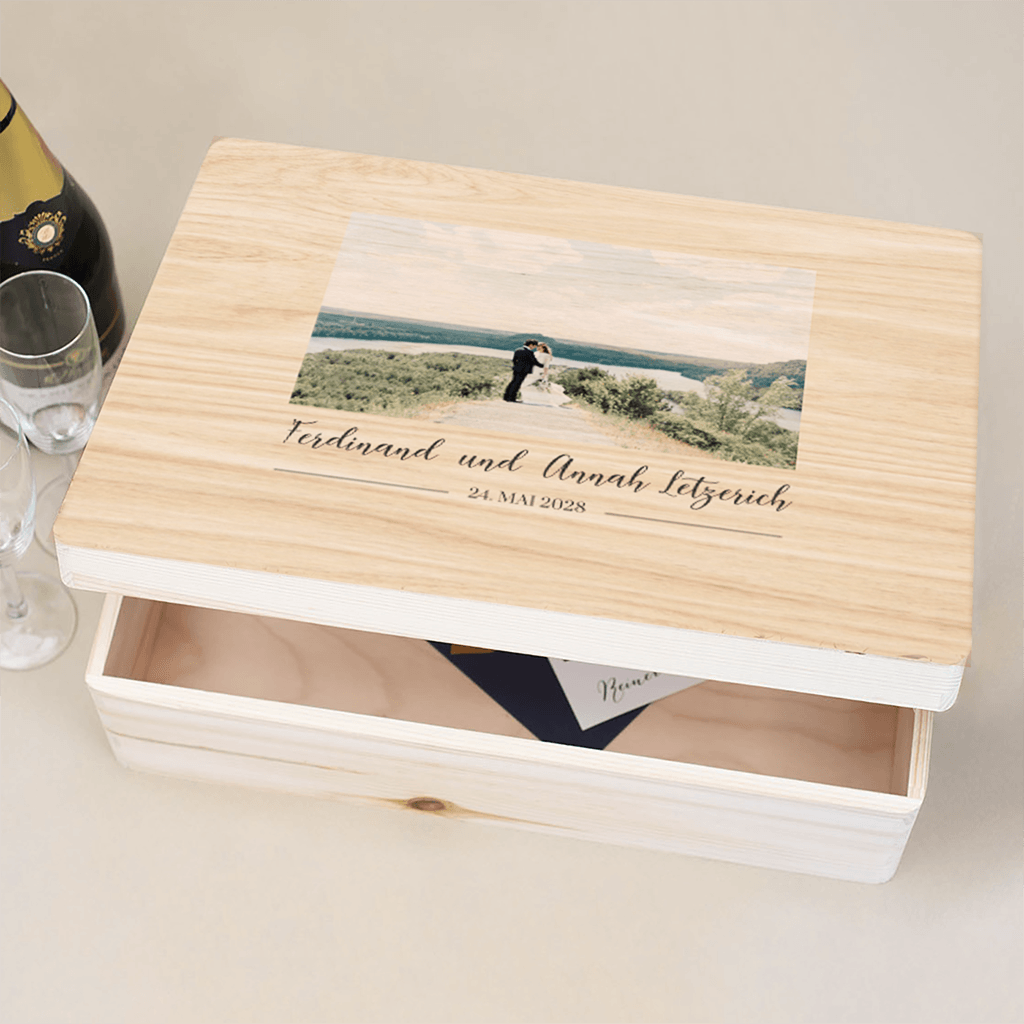 Erinnerungsbox Hochzeit mit foto