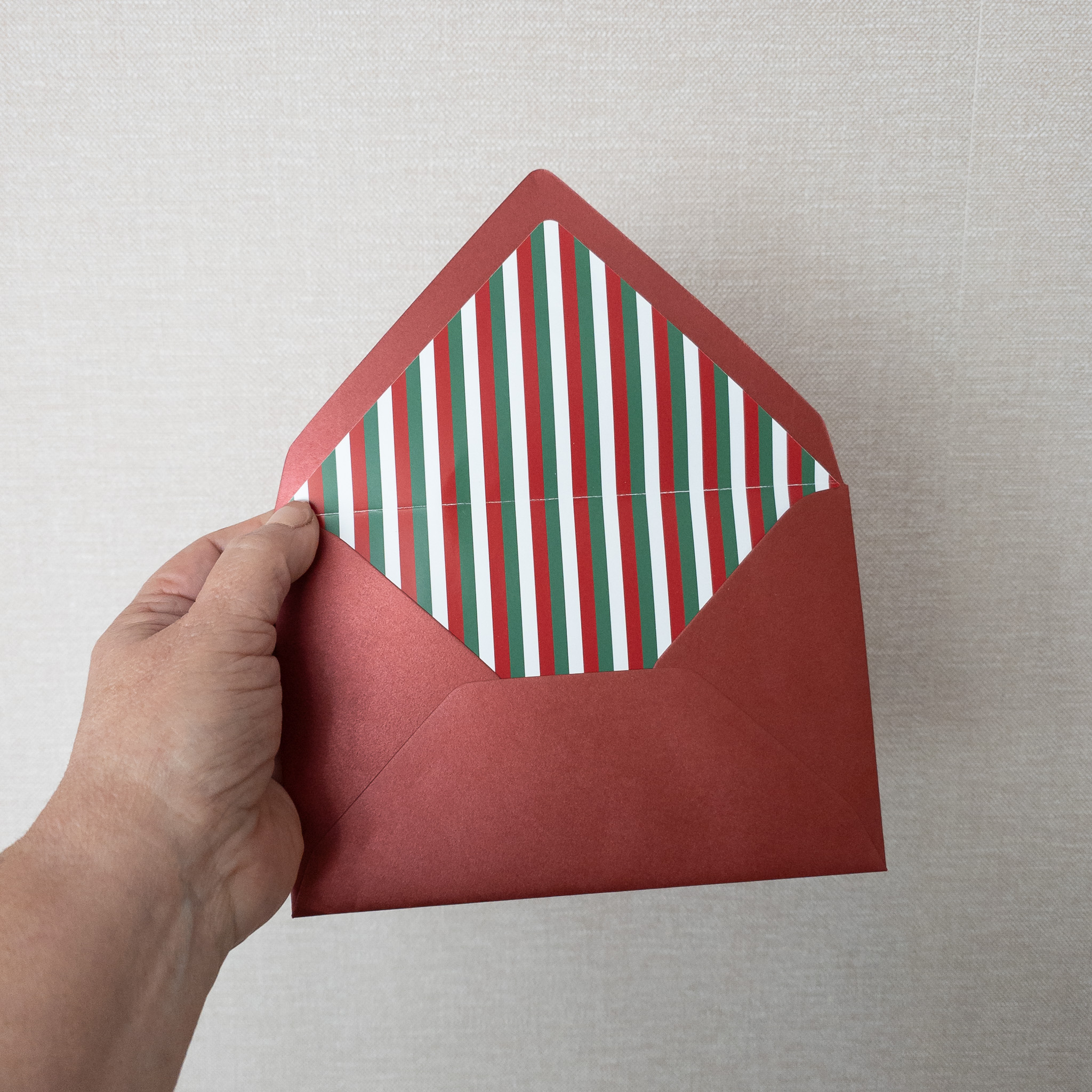 Envelop inlay Italiaanse vlag