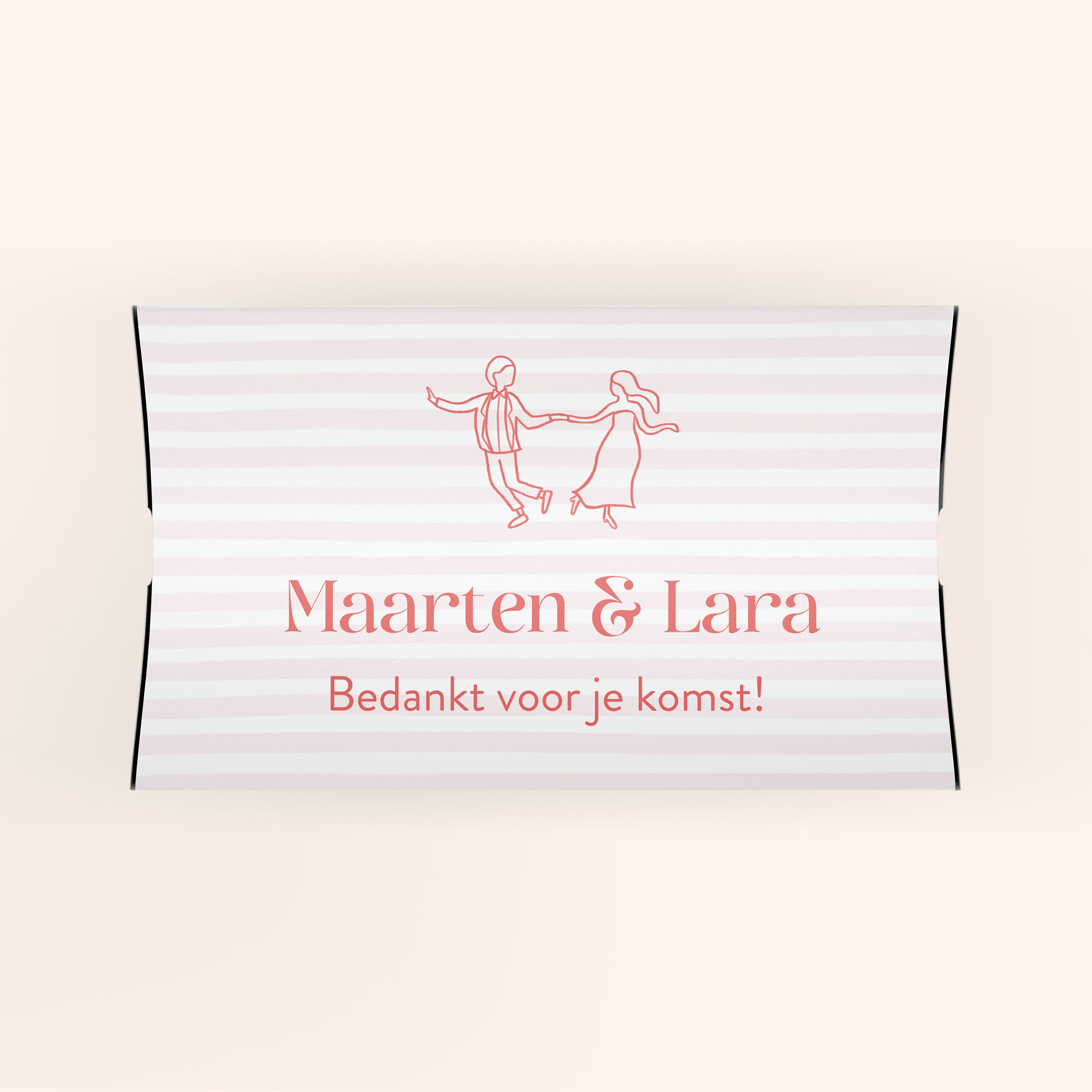 Gondeldoosje bedankje lijntekeningen