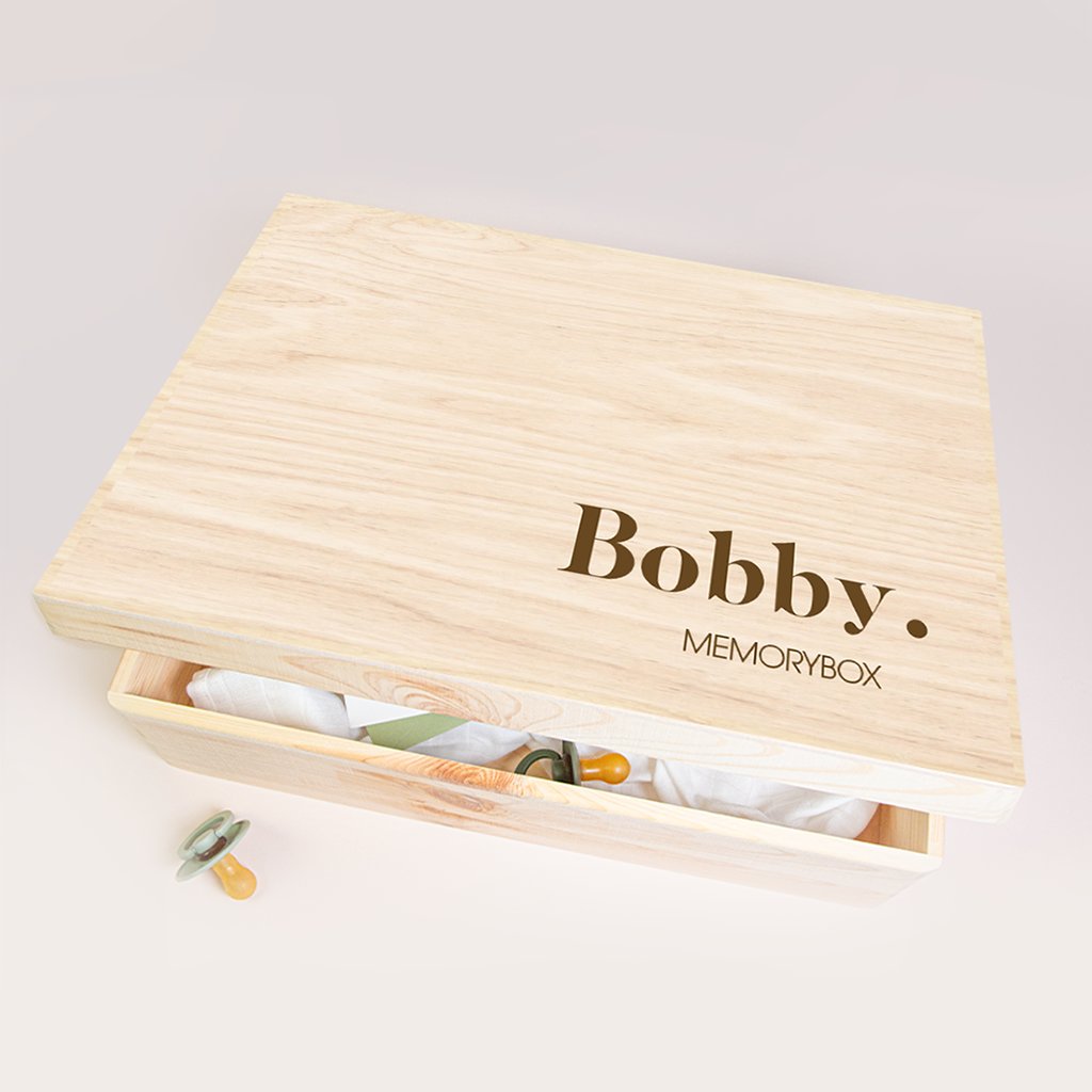 Stijlvolle memorybox met naam