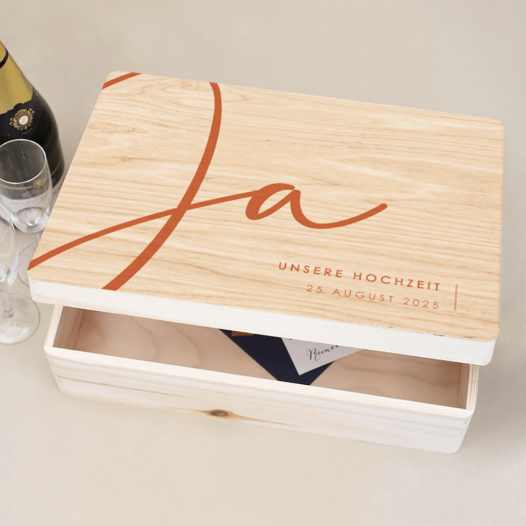 Erinnerungskiste mit “Ja”
