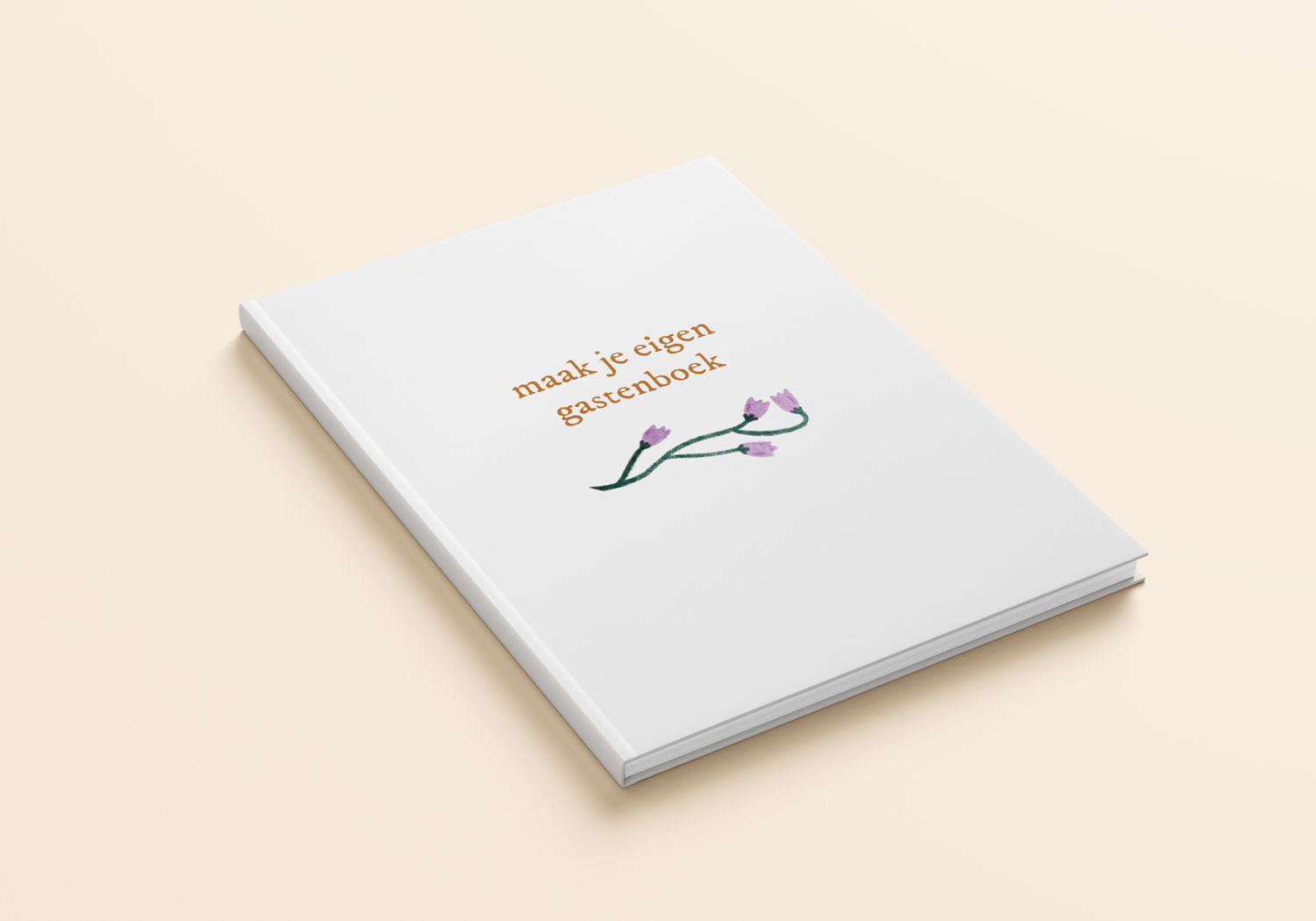 Maak je eigen gastenboek - staand A4