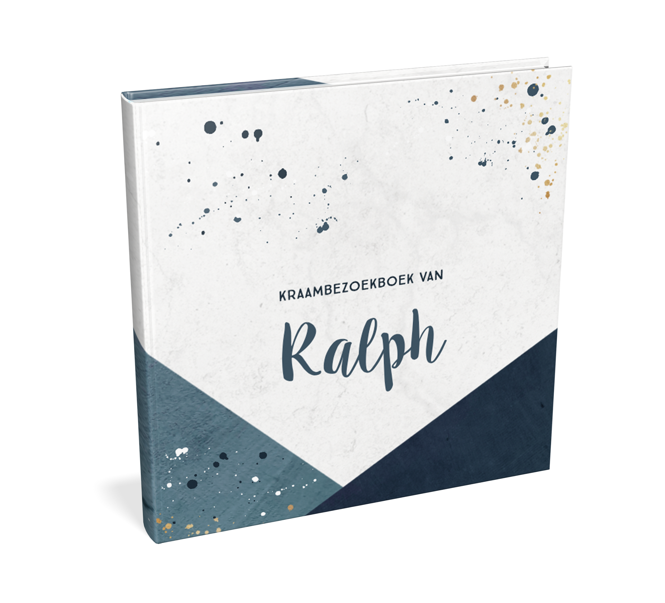 Kraambezoekboek met geometrische vlakken