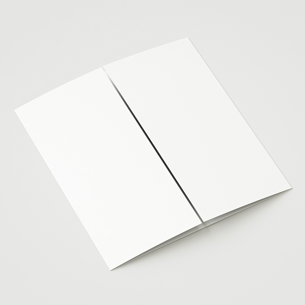 Trouwkaart zelf maken luikvouw vierkant