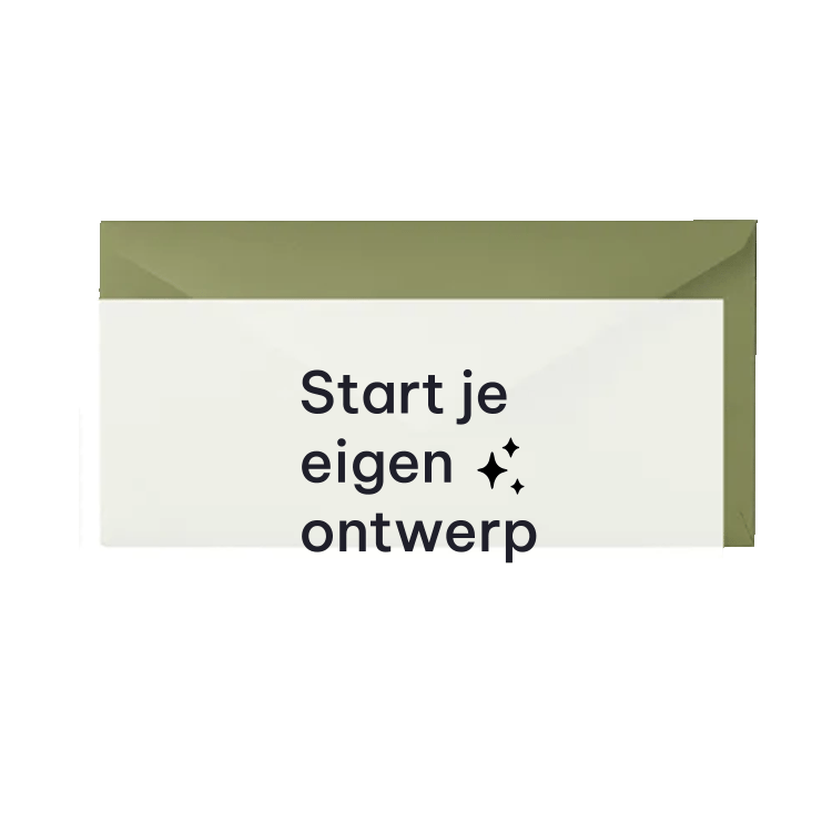 Geboortekaartje zelf maken kalkpapier | panorama enkel