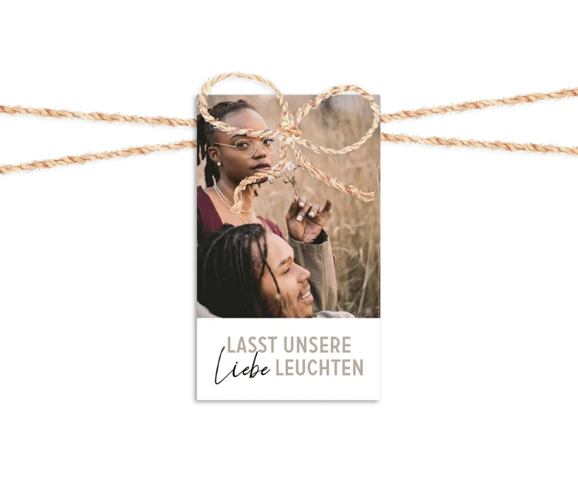 Wunderkerzenanhänger Foto 30x50mm 18 Stück