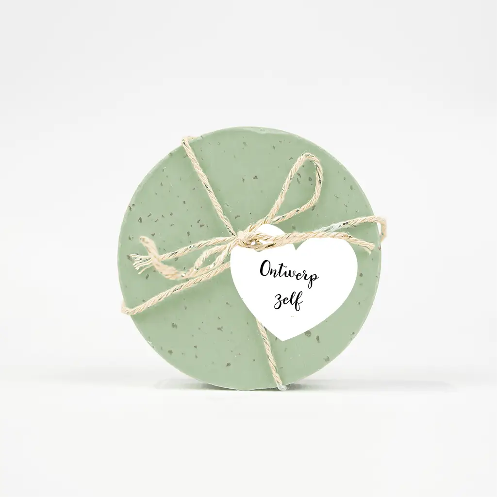 Label hartje zelf maken 46 x 40 mm - per 16 stuks