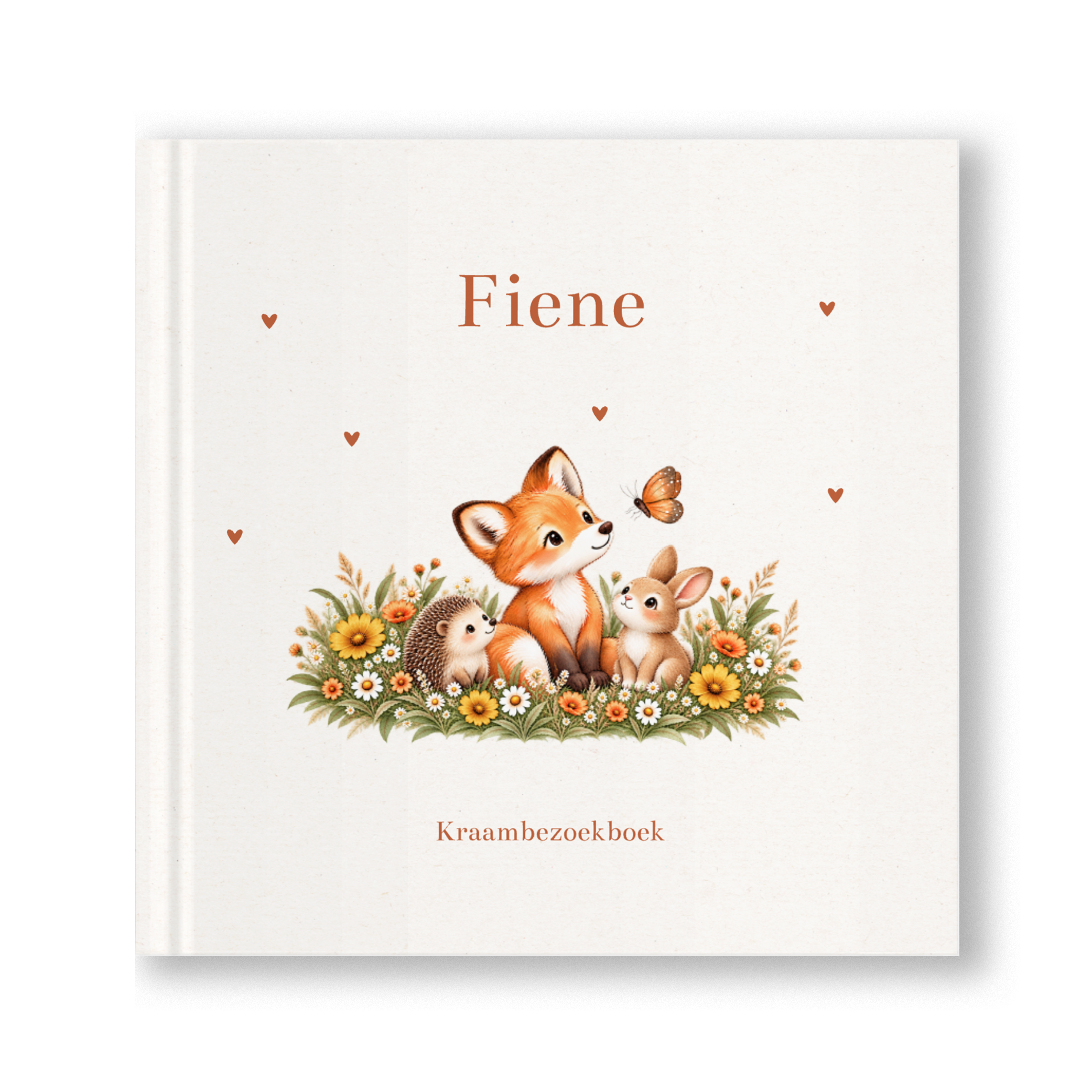 Kraambezoekboek met lief vosje