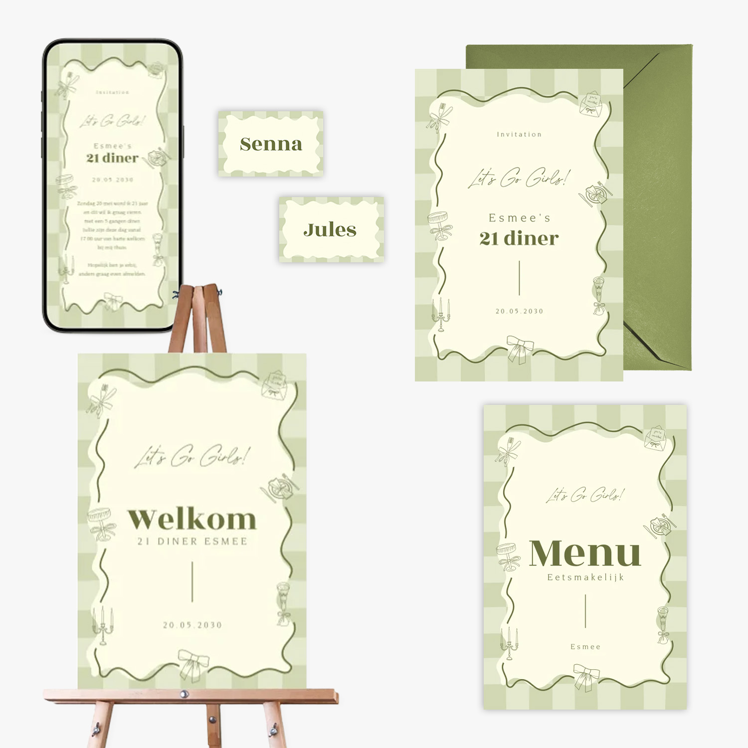 doorlink 21 diner set olive nights