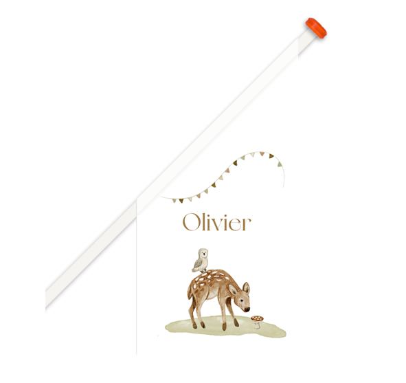 geboortevlag hertje getekend vlaggen