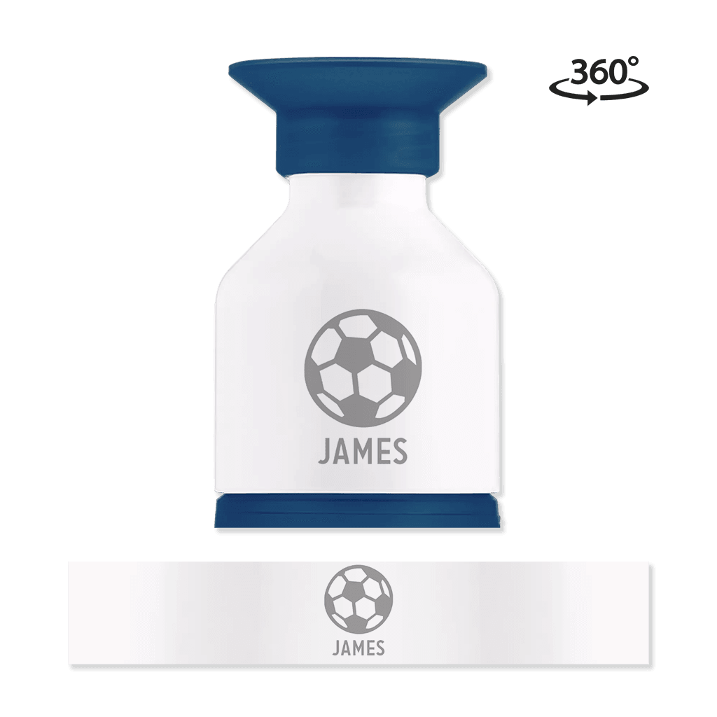 Dopper waterfles met naam en bal