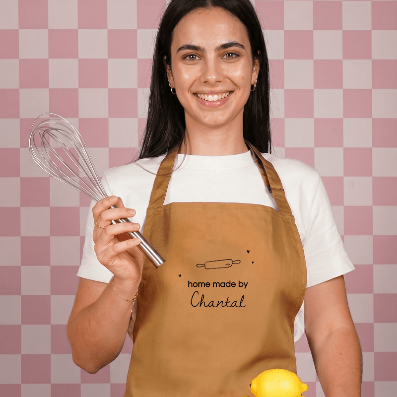 Gepersonaliseerde kookschort met deegroller