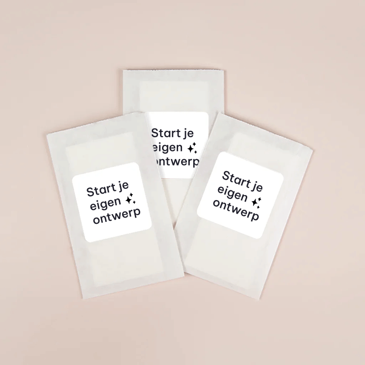 Happy tears stickers vierkant | 12 stuks