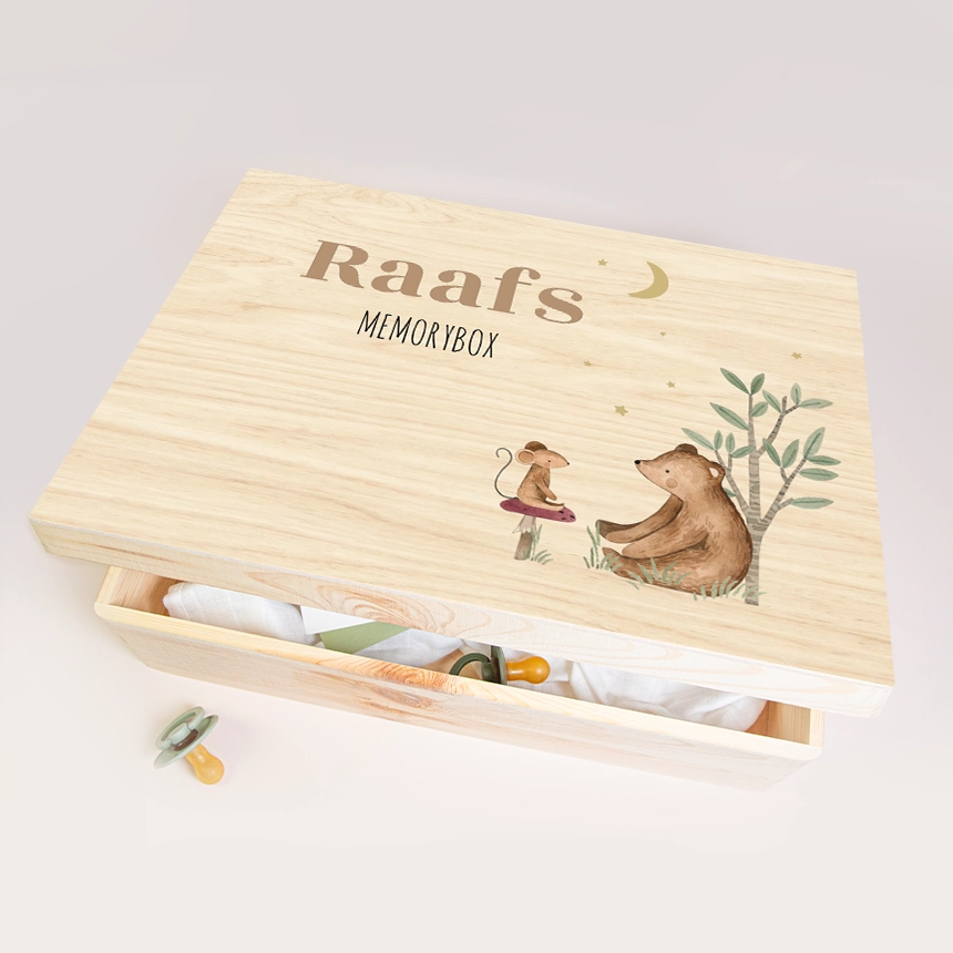 Herinneringsdoos met schattige dieren