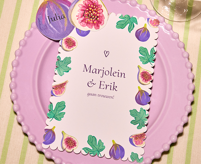 Uitnodiging Vijgenprint Marjolein Erik