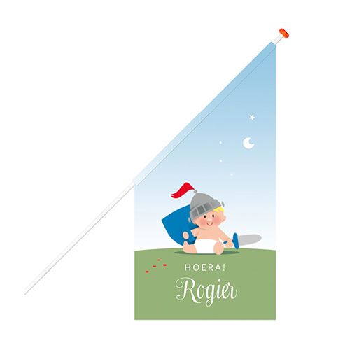 Geboortevlag kleine ridder