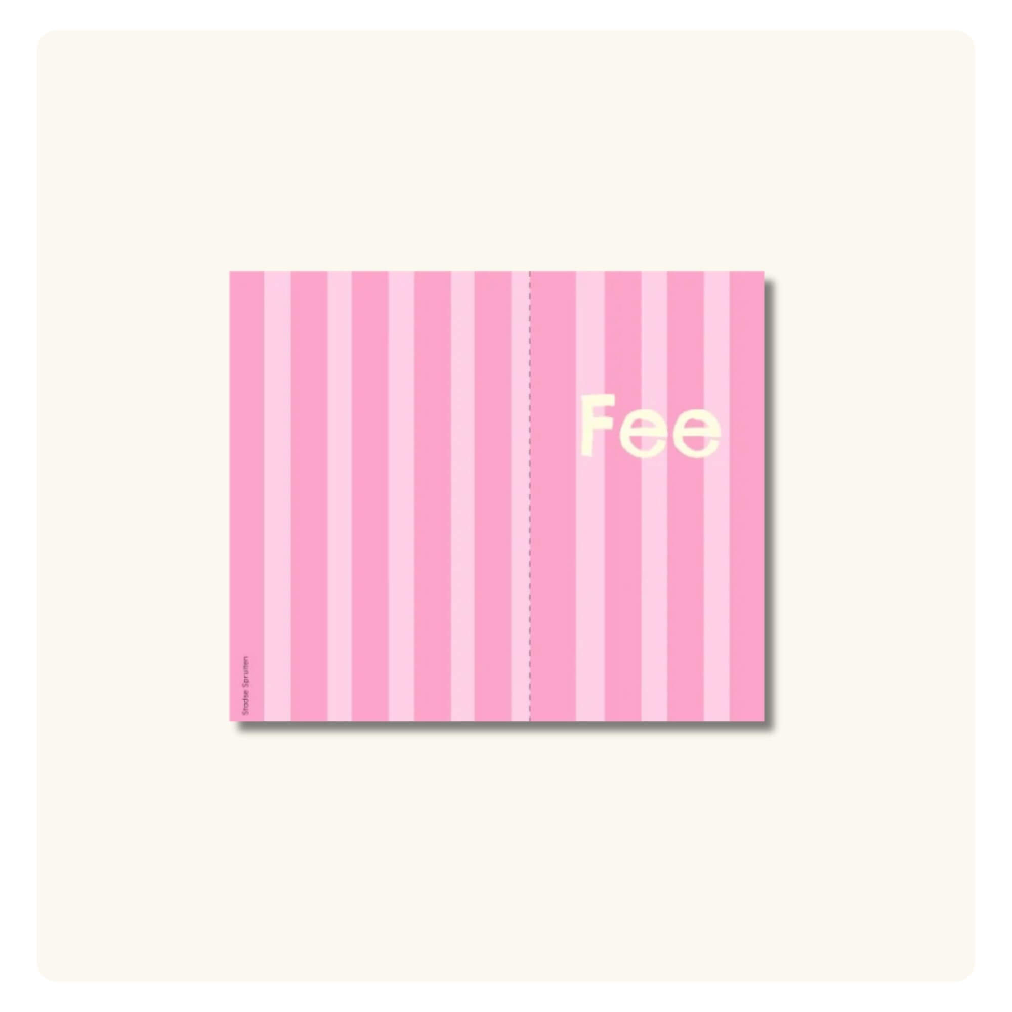 Geboortekaart | Streep