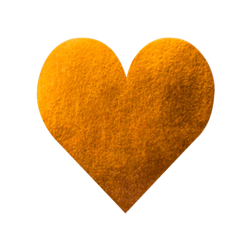 Sluitsticker koperfolie hartje