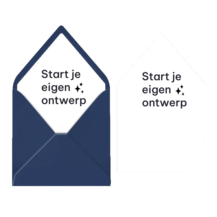 Envelop inlay geboorte zelf maken | voor envelop 14 x 14 cm